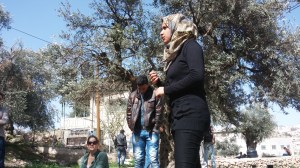 פעילת Youth Against Settlements