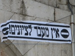 הכניסה למאה שערים, לפקולטה למדעי הרוח באוניברסיטת תל אביב, הכניסה לכנס מפלגת חד"ש ועולי בעתיד הכניסה לוועידת מר"ץ