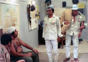 פקחי האו"ם ברגע התייצבותם במפקדת אוגדת הגולן.