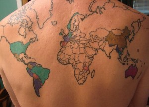 מה עושה זה שקעקע את המפה בלא יכולת להסירה?